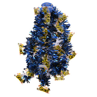 Hg Graduation Garland Blue W/Die Cut Grad