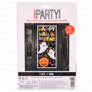 Hh Cat & Pumpkin Door Poster 27" X 60"