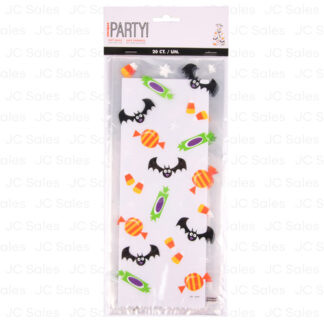 Hh Cat & Pumpkin Cellophane Bags 5" X 11" 20Ct
