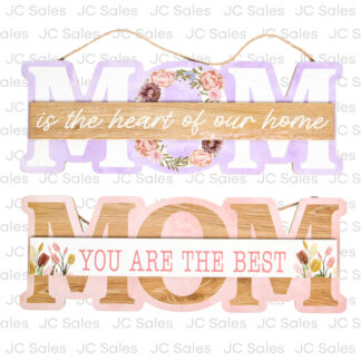 Hm Mother Day Wall Plaque W/Assted