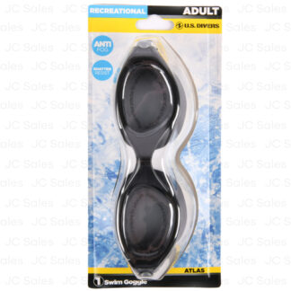 Hs Us Divers Adult Atlas Goggle W/ Smoke Lense Blk&Wht