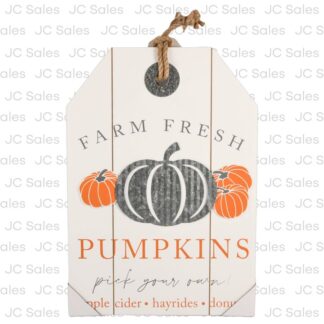 Ht Wall Hanging Decor "Farm Fresh Pumpkins"