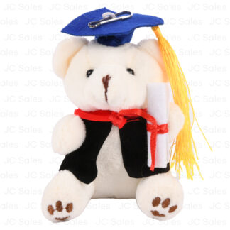 Hg 4.5" Clip On Graduation White Bear Blue Cap