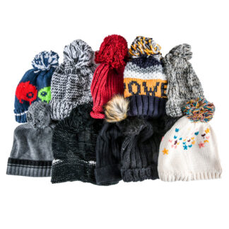 Hw Pom Pom Beanie Assorted Colors/Designs