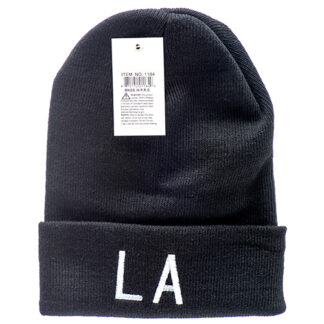 Hw Winter Beanie La & Cali Print Black Color