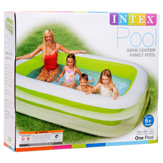 Hs Intex Inflatable Pool 103" X 69" X 22"