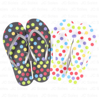 Hs Polka Dot Womens Sandals Asst Sizes