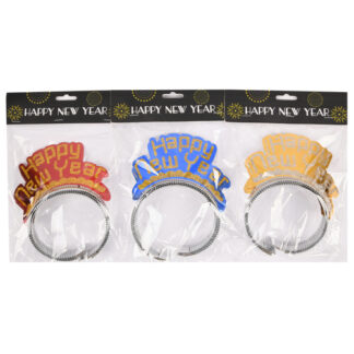 Hn New Year 3Pk Headband Asst Color