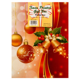 Hx Gift Box 4Pc Printed Med 11 X 8 X 1.5 W/Asst Design #S1498