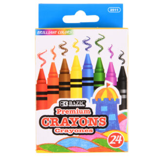 Bazic Crayon 24 Ct Premium
