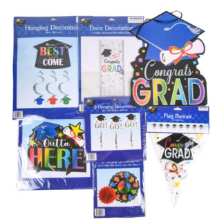 Hg Graduation Party Decorations 8-Asst