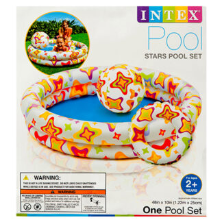 Hs Intex Swim Pool 48" X 10" W/ Swim Ring & Ball #59460Ep