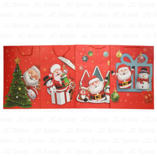 Hx Gift Bag Bell Jumbo Asst Design