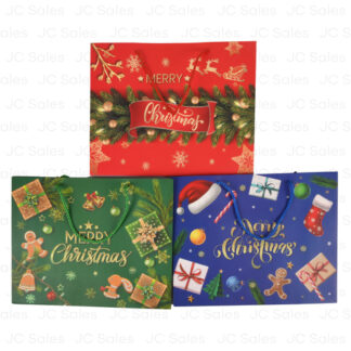 Hx Wide Gift Bag Med Asst Styles