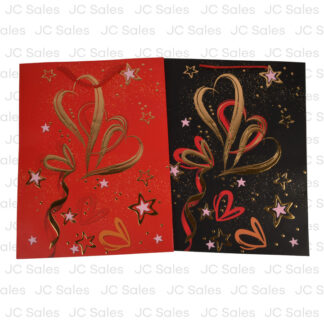 Hv Gift Bag Heart Large Asst Design