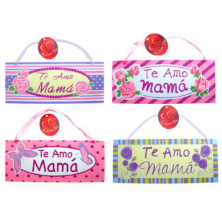 Hm Plaque Spanish W/Design Asst