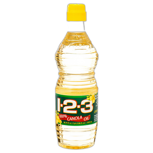 123 Oil 500 Ml Canola