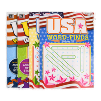 Bazic Kappa Usa Word Finds Puzzle Book