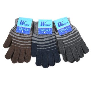 Hw Winter Glove Stripes Asst Colors #Gl125
