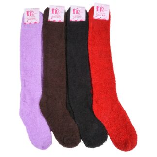 Hw Winter Sock Long Solid Asst Colors #So-023-1