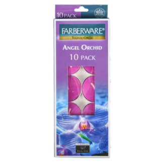Faberware Tealt Candle Angel Orchid 10 Ct