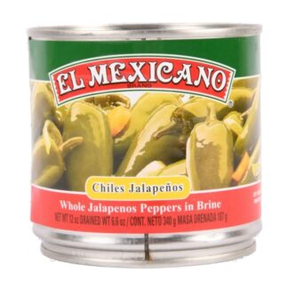 El Mexicano Whole Jalapeño 12Oz