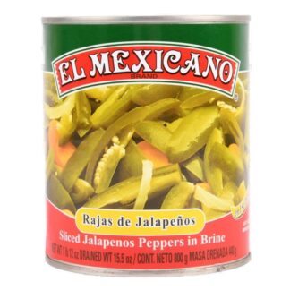 El Mexicano Sliced Jalapeño 28Z