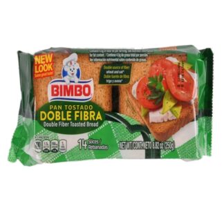 Bimbo Pan Tostado Doble Fibra 8.82Z *14D
