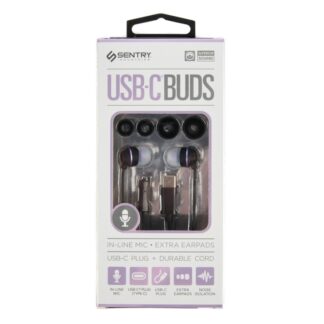 Sentry Earbuds Asst Clrs Usb-C Plug
