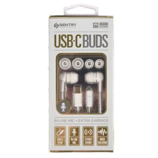 Sentry Earbuds Wht Usb-C Plug
