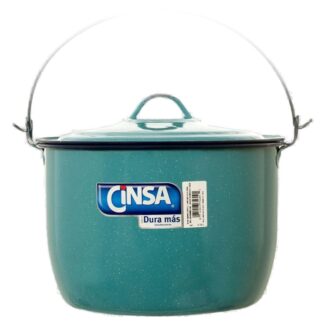 Cinsa Enamel Convex Pot 6-1/4Qt #22/ #M360