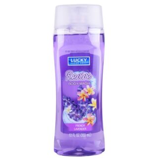 Lucky Revive Body Wash French Lavender 12 Oz