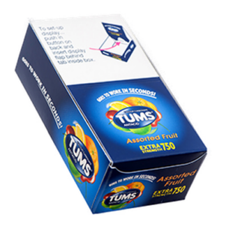 Tums Antacid Assorted Fruit 12 Ct