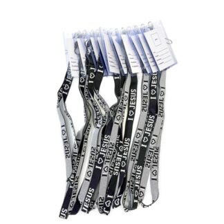 Lanyard " I Love Jesus " Black