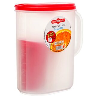 Pitcher 1 Gallon W/ Tumblers 4-13 Oz Set #207