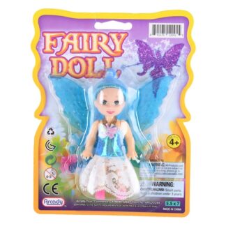 Toy Fairy Doll 4 Asst Color