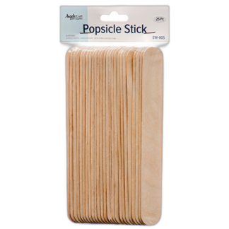 Angels Craft Popsicle Stick 25 Ct Natural
