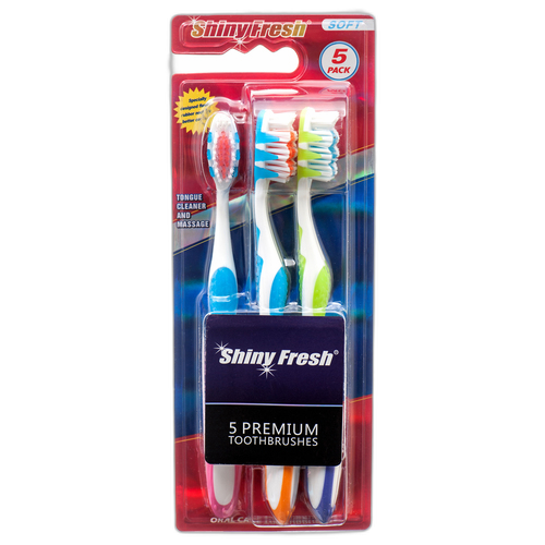 Toothbrush Shining Fresh Soft 5 Pk
