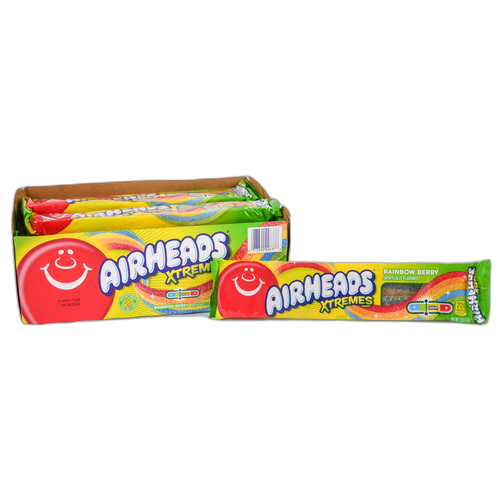 Airheads Xtremes Rainbow Berry Sweetly Sour Belts 2 Oz