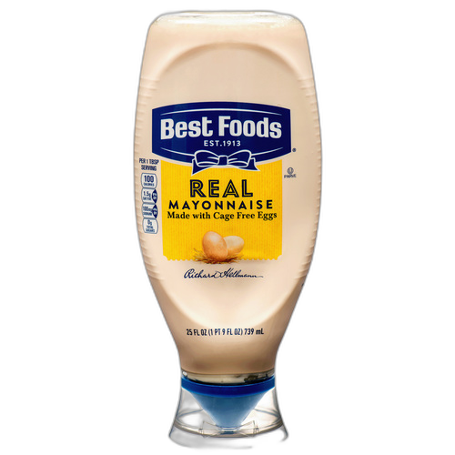 Best Foods Real Mayonnaise Squeeze Bottle 25 Oz
