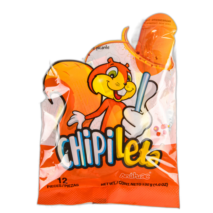 Chipileta Orange Lolipop W/Spicy Powder 4.6 Oz