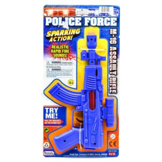 Toy Gun M-16 Police Rifle W/Sparking Action