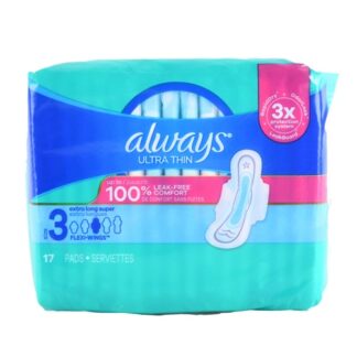 Always Thin Pads Extra Long Size 3/17 Ct