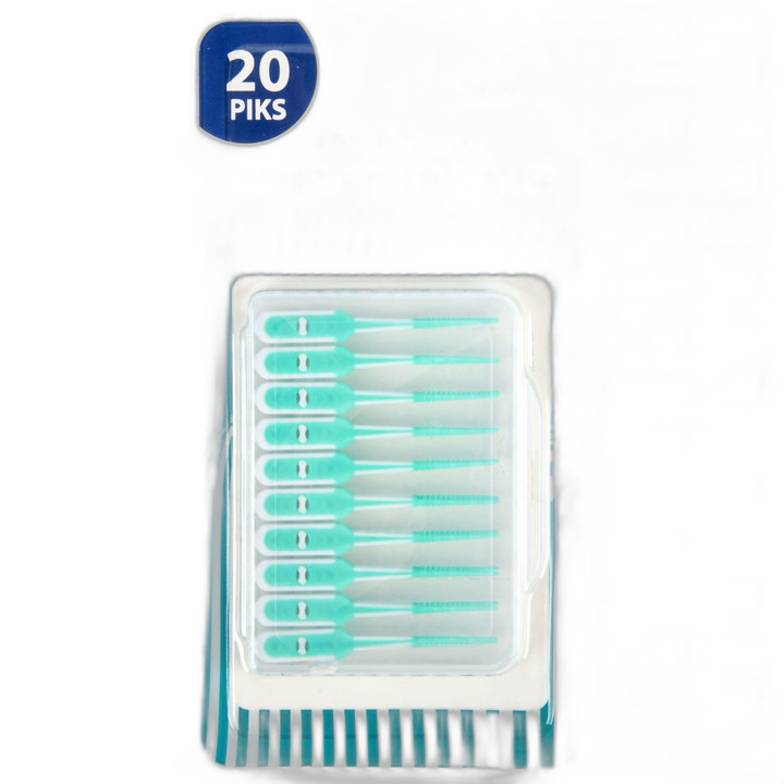 Gurunanda Interdental Piks With Travel Case 20Ct
