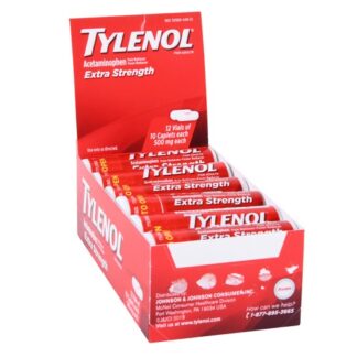 Tylenol Caplets Extra Strength 10 Ct Display