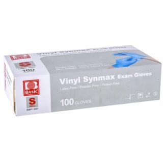 Medical Grade Vinyl Gloves Blue Small