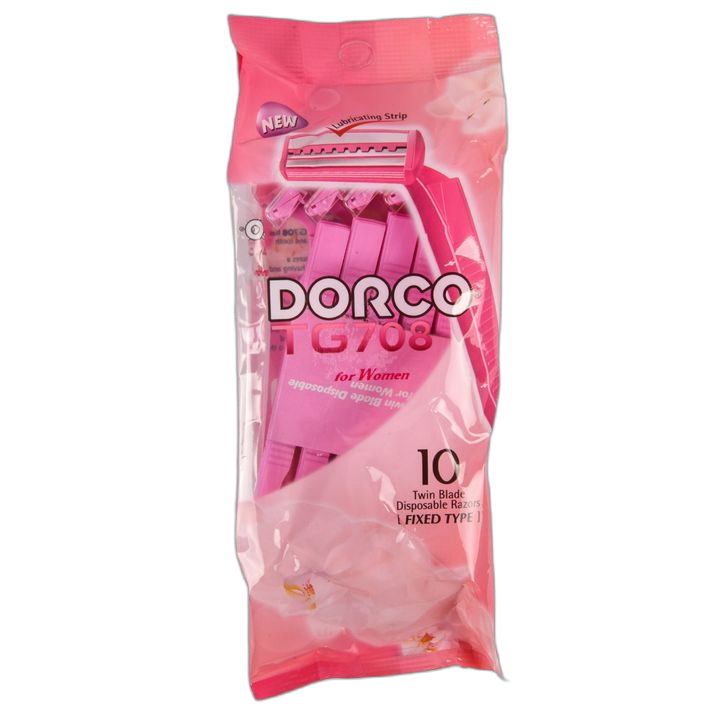Dorco 10Pk Razor Twin Blade For Women