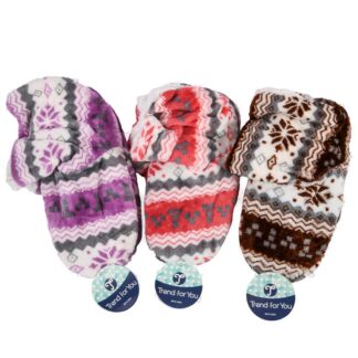 Hw Winter Floor Boot Socks Heart/Bow #Mfs3005