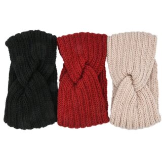 Hw Women'S Knitted Knot Headband #Wem014