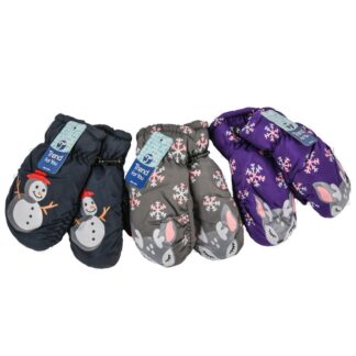 Hw Kids Ski Nylon Gloves Asst Colors 1 Pr